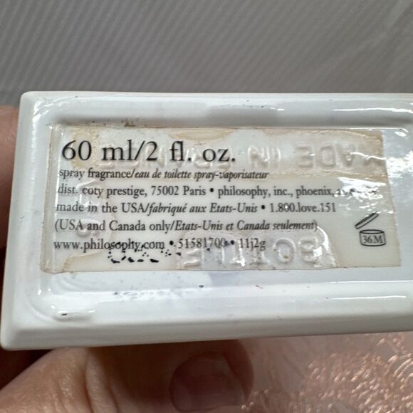 New Philosophy Field of Flowers 2oz 60ml Spray Fragrance Peony Blossom Perfume - Picture 7 of 7